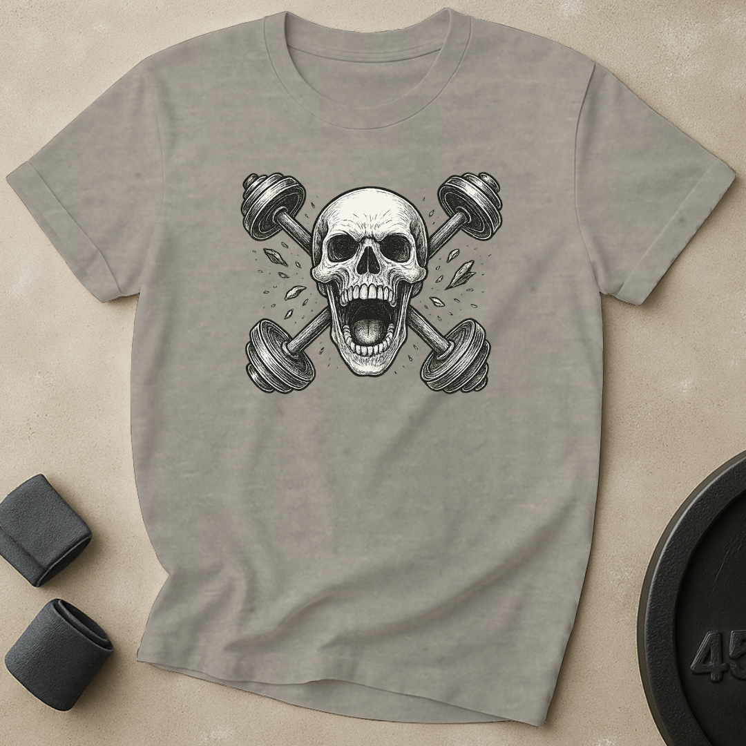 Skull X Dumbbells T-Shirt