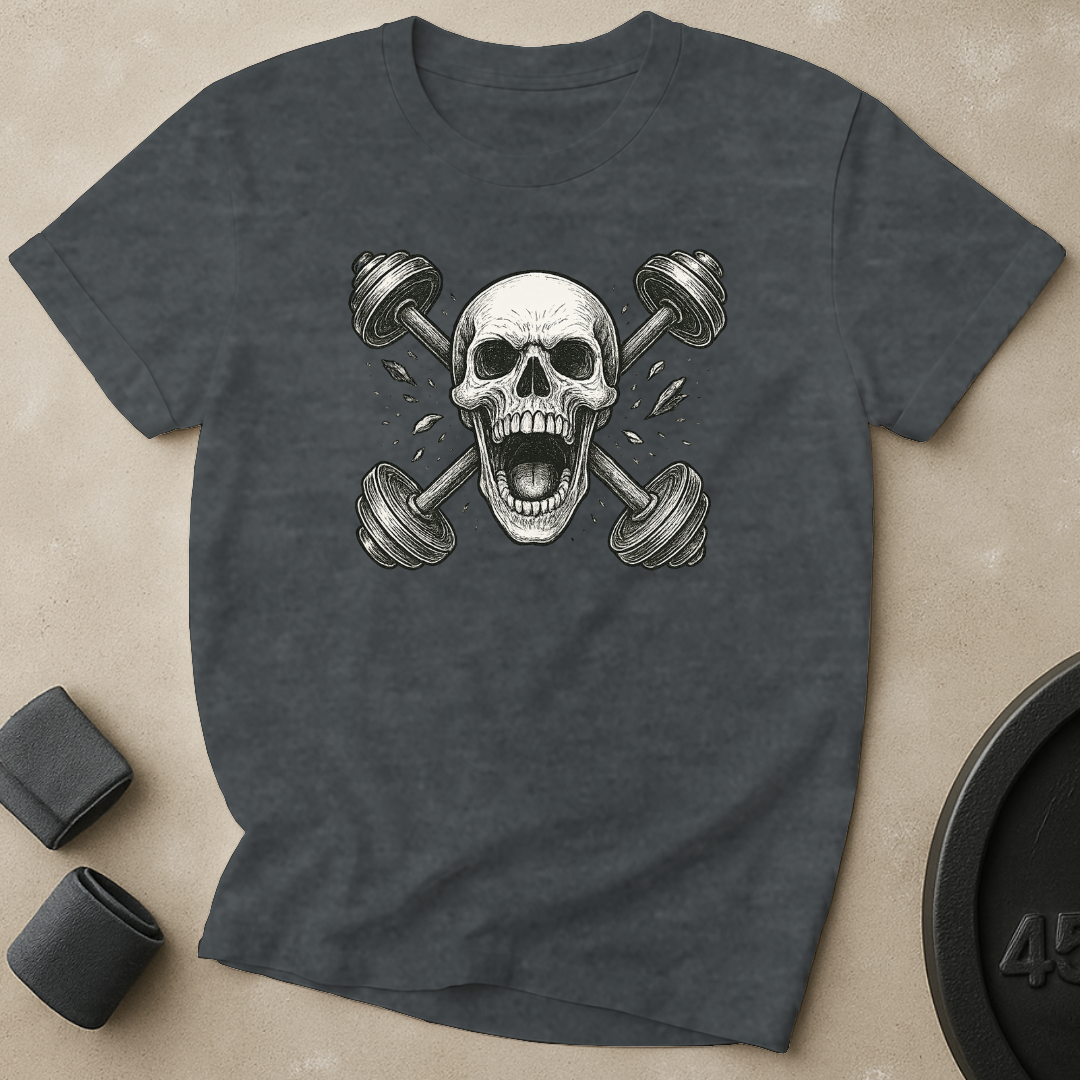 Skull X Dumbbells T-Shirt
