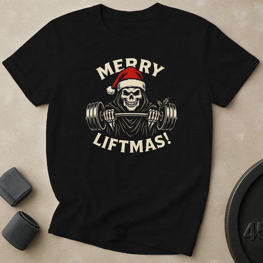 Merry Liftmas Reaper T-Shirt