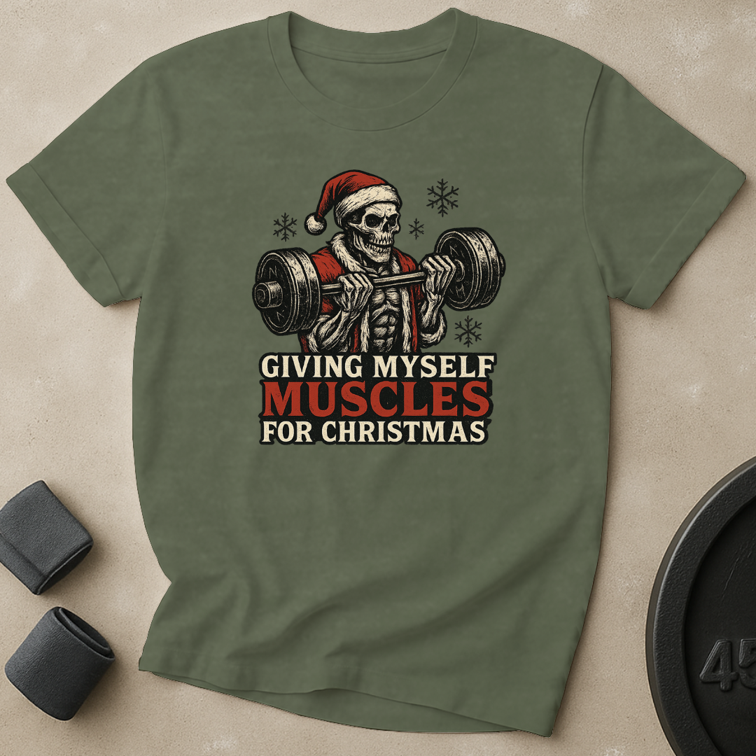 Muscles For Christmas T-Shirt