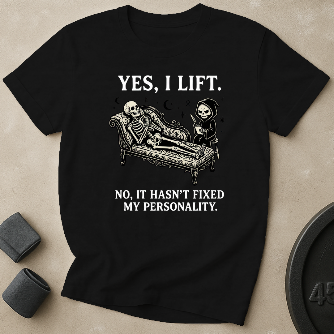 Yes I Lift Cartoon T-Shirt