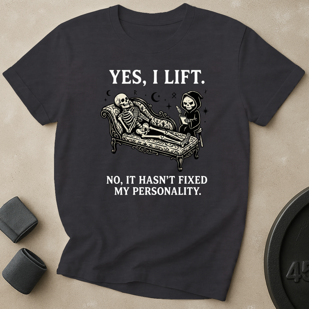 Yes I Lift Cartoon T-Shirt