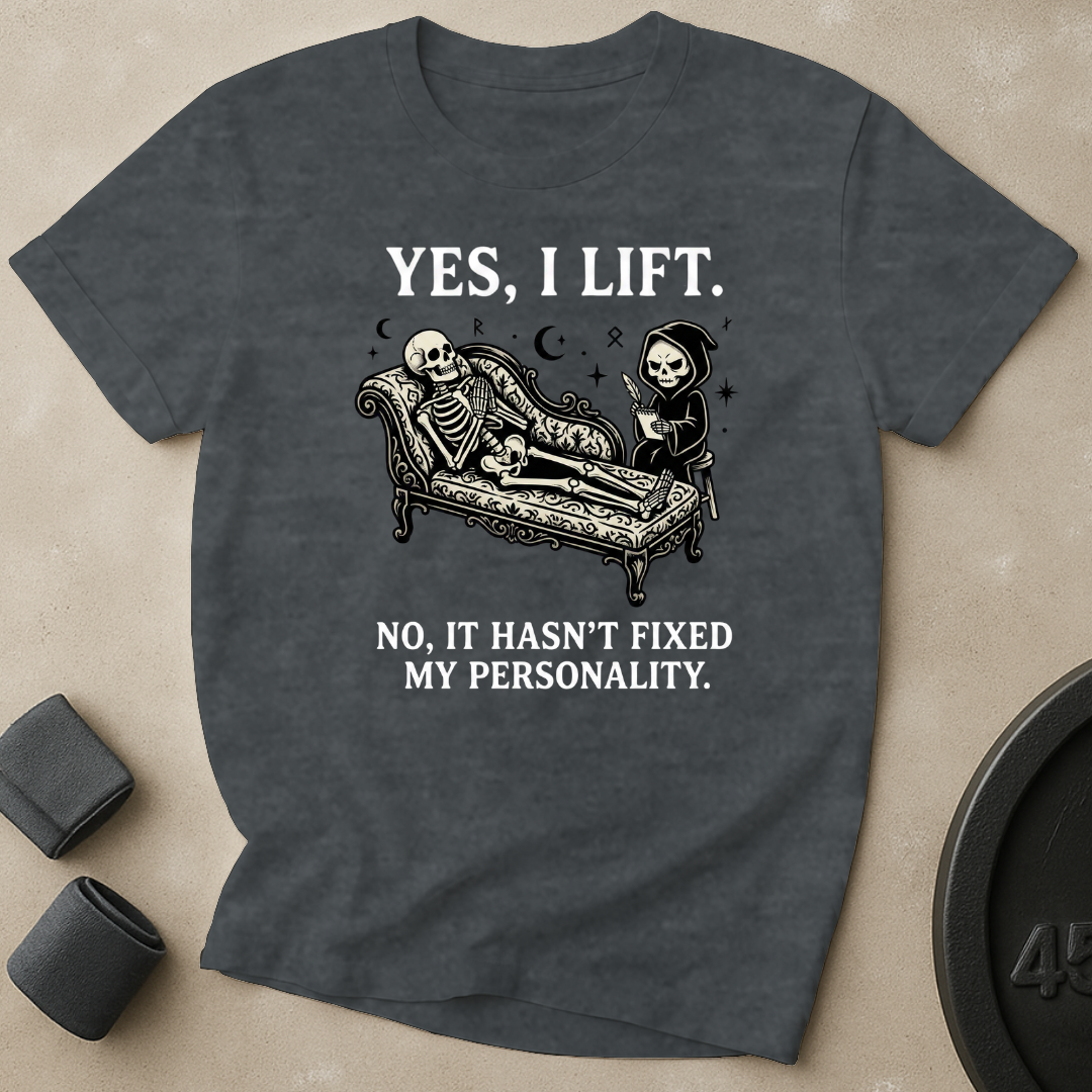 Yes I Lift Cartoon T-Shirt
