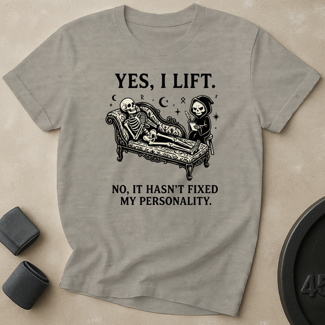 Yes I Lift Cartoon T-Shirt