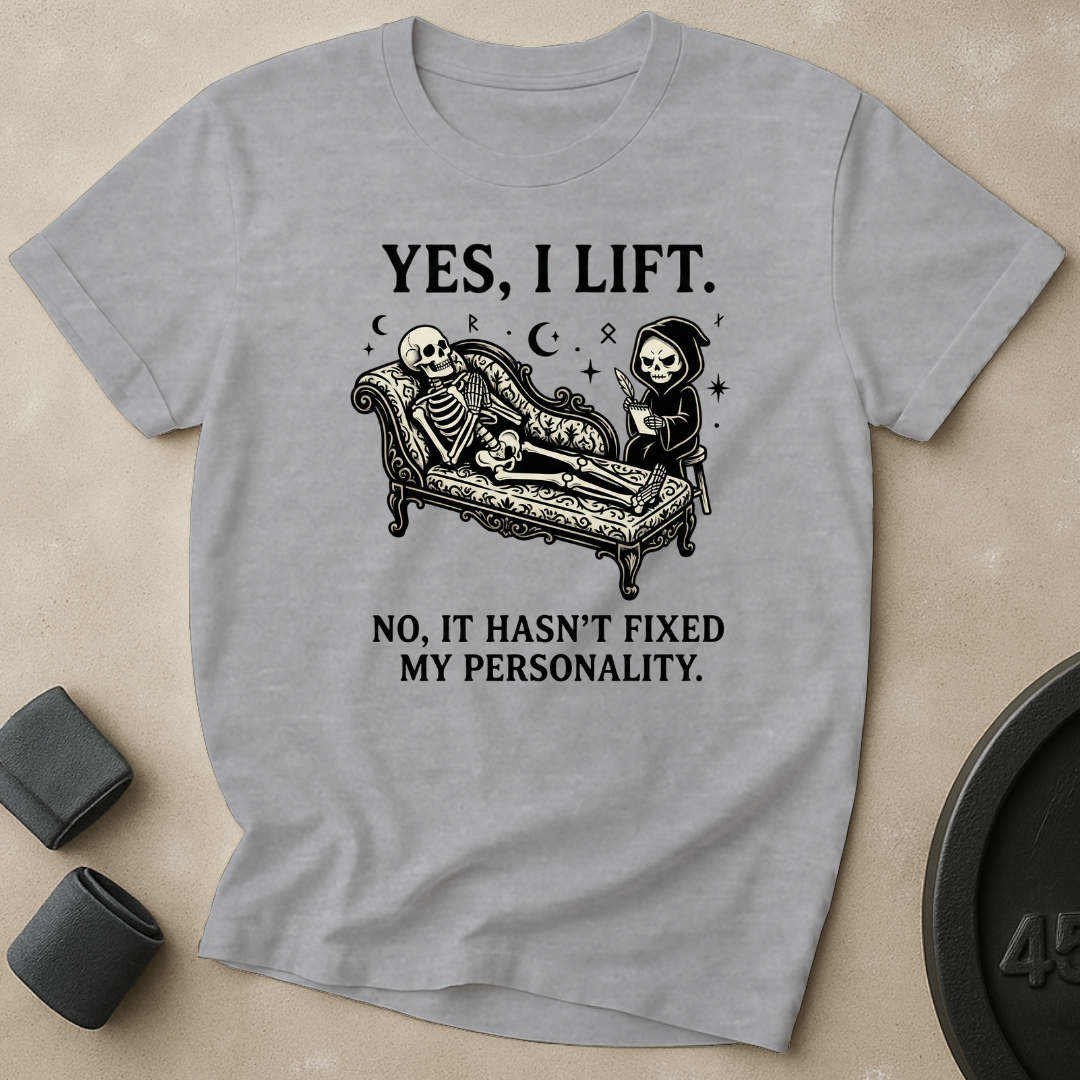 Yes I Lift Cartoon T-Shirt