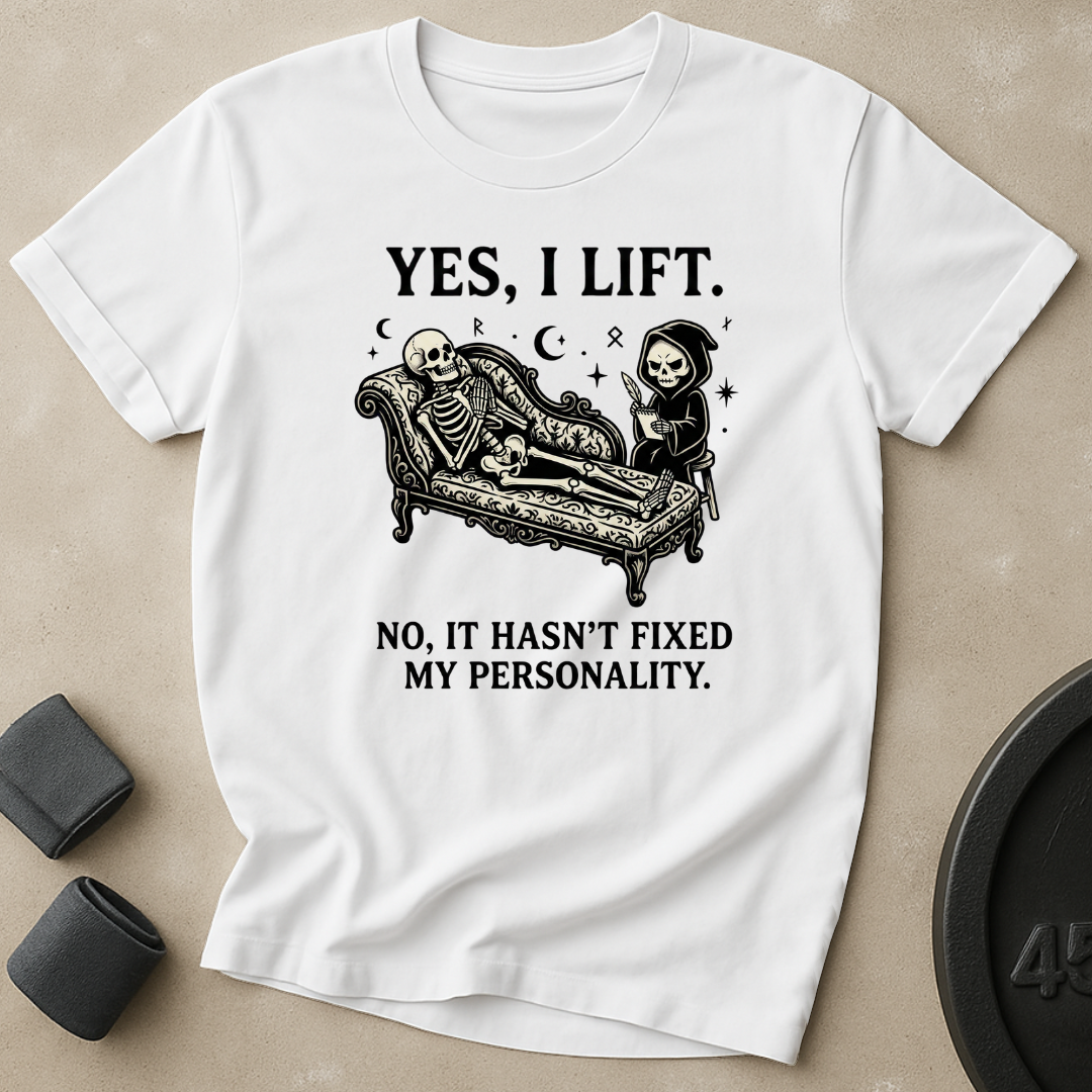 Yes I Lift Cartoon T-Shirt
