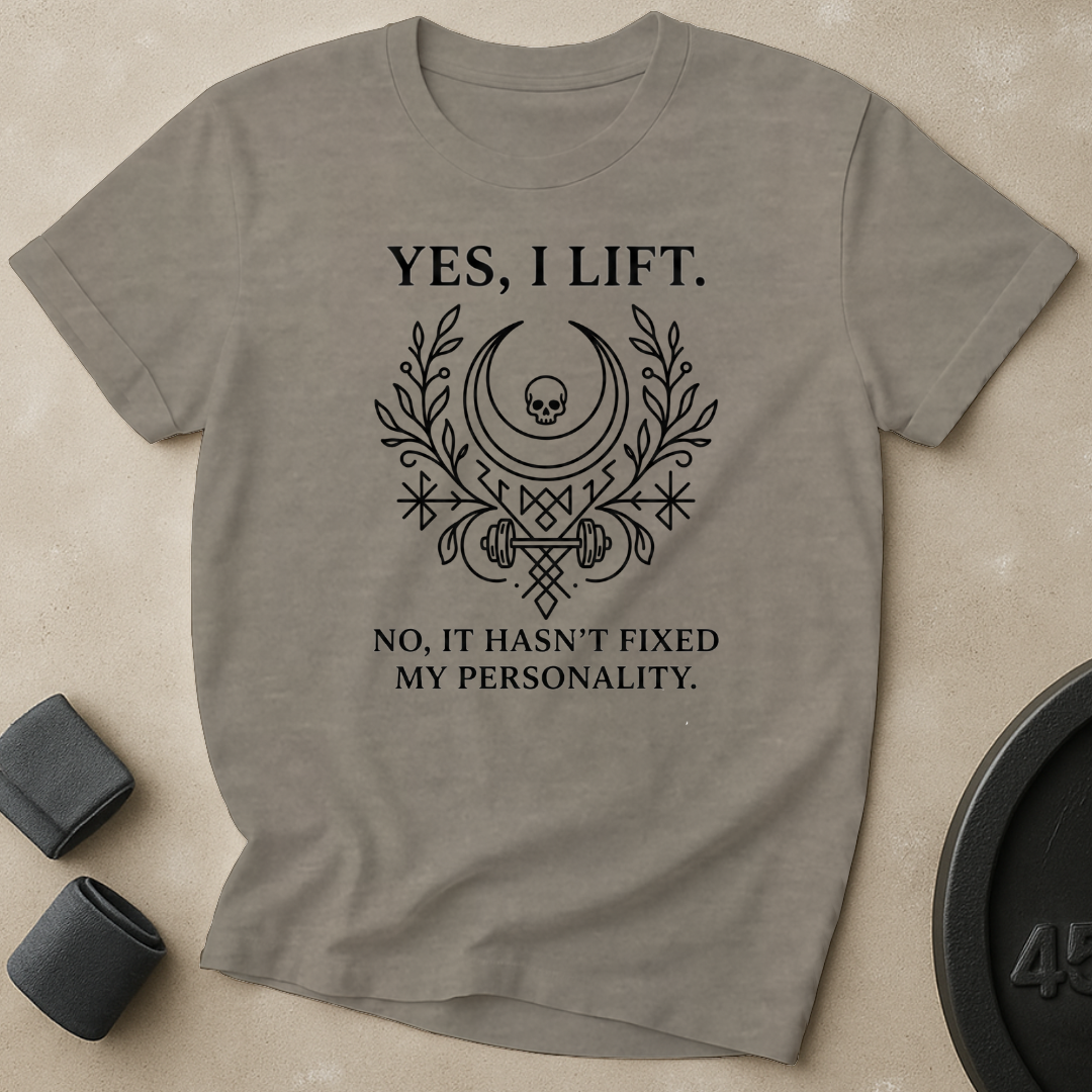 Yes I Lift Minimal Crest T-Shirt