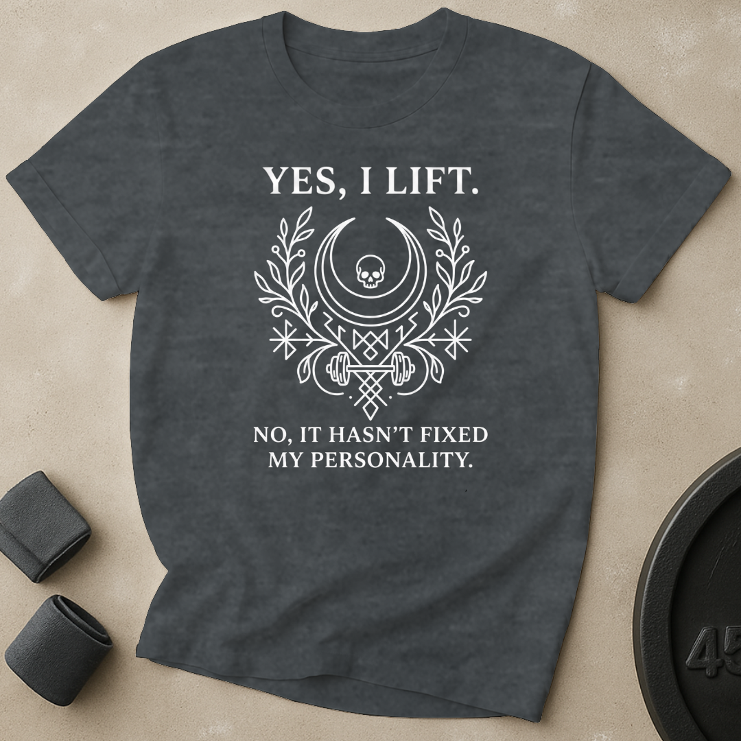 Yes I Lift Minimal Crest T-Shirt