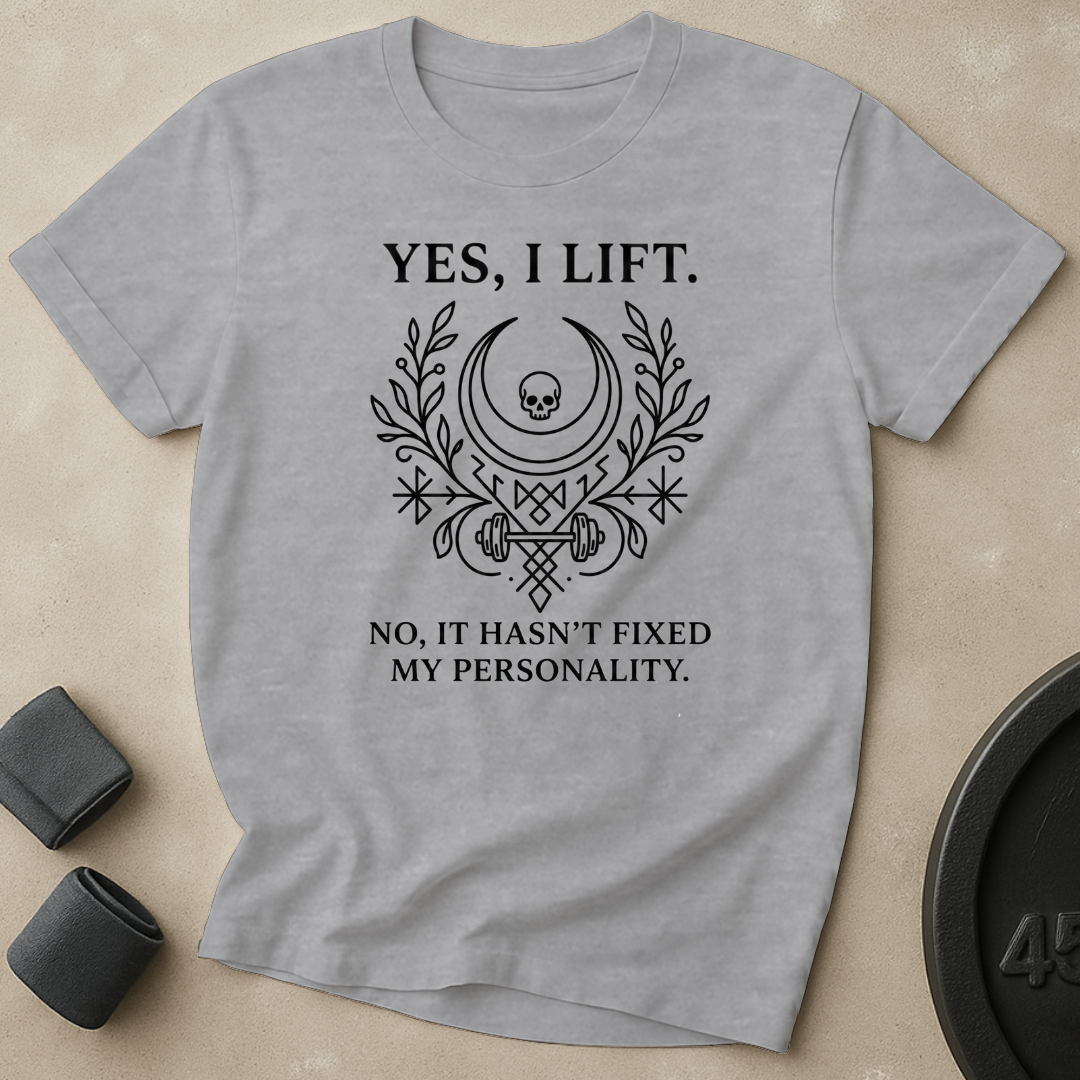 Yes I Lift Minimal Crest T-Shirt