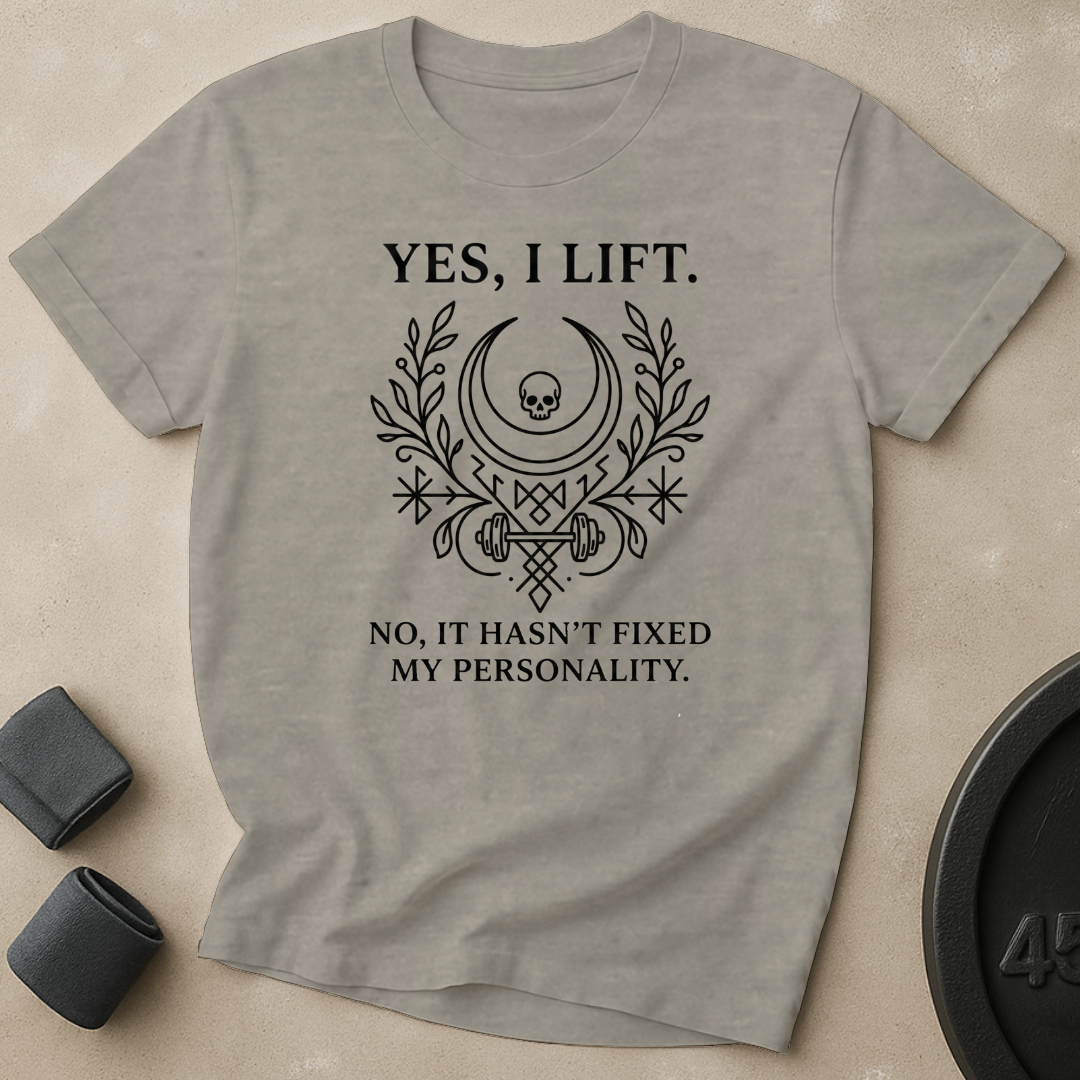 Yes I Lift Minimal Crest T-Shirt