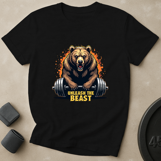 Unleash The Beast Barbell T-Shirt