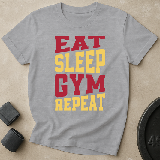 Eat Sleep Gym Repeat T-Shirt