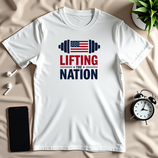Patriotic Barbell T-Shirt