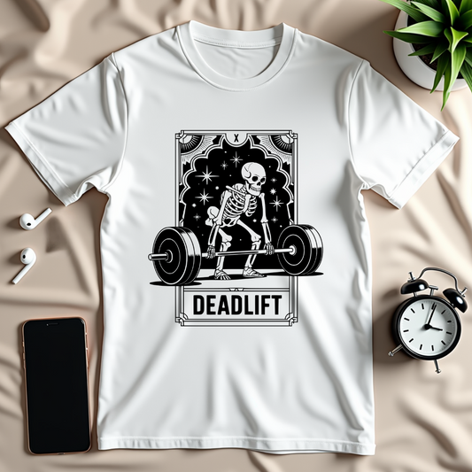 Deadlift Tarot-Card T-Shirt